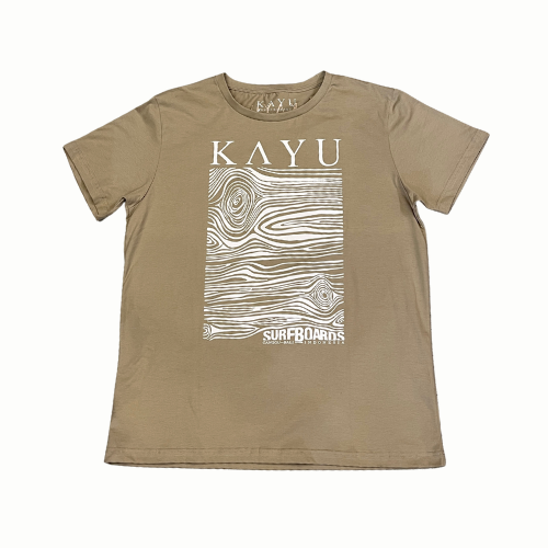 WOOD GRAIN KHAKY T-shirt
