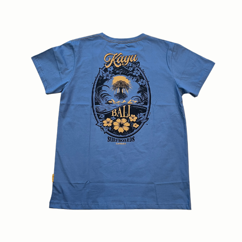 RETRO FLOWER BLUE T-Shirt