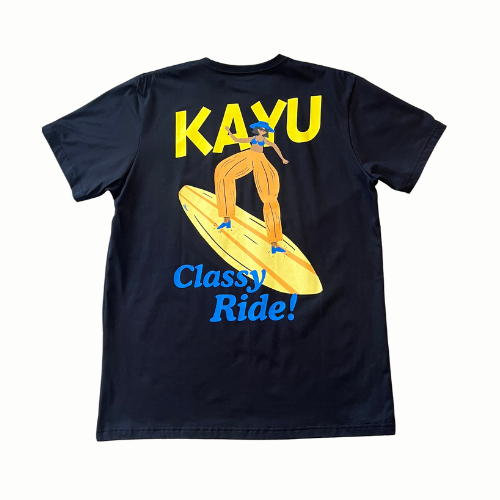 CLASSY RIDE WOMAN BLACK-425k-Back T-Shirt