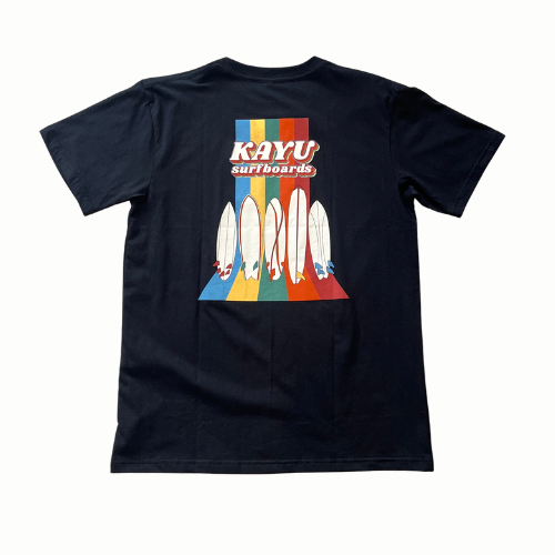 BOARD CULTURE BLACK Kayu Surfboards T-shirt