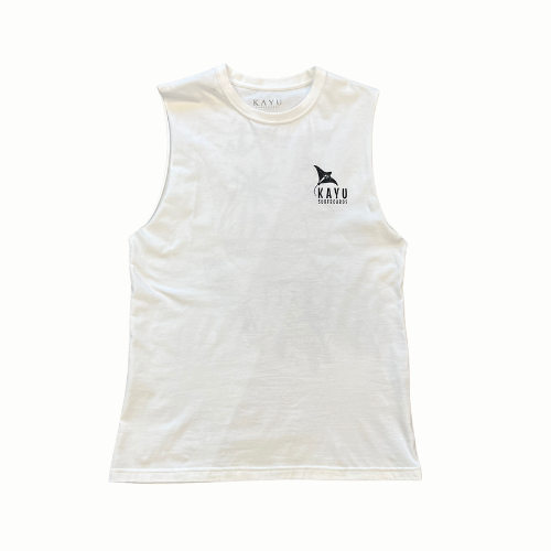 MUSCLE TEE PARADISE WHITE T-Shirt