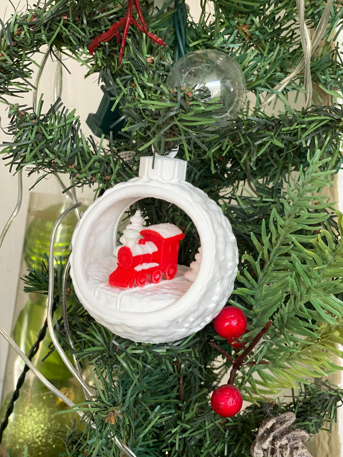 🎄 Esfera Navideña Impresa en 3D