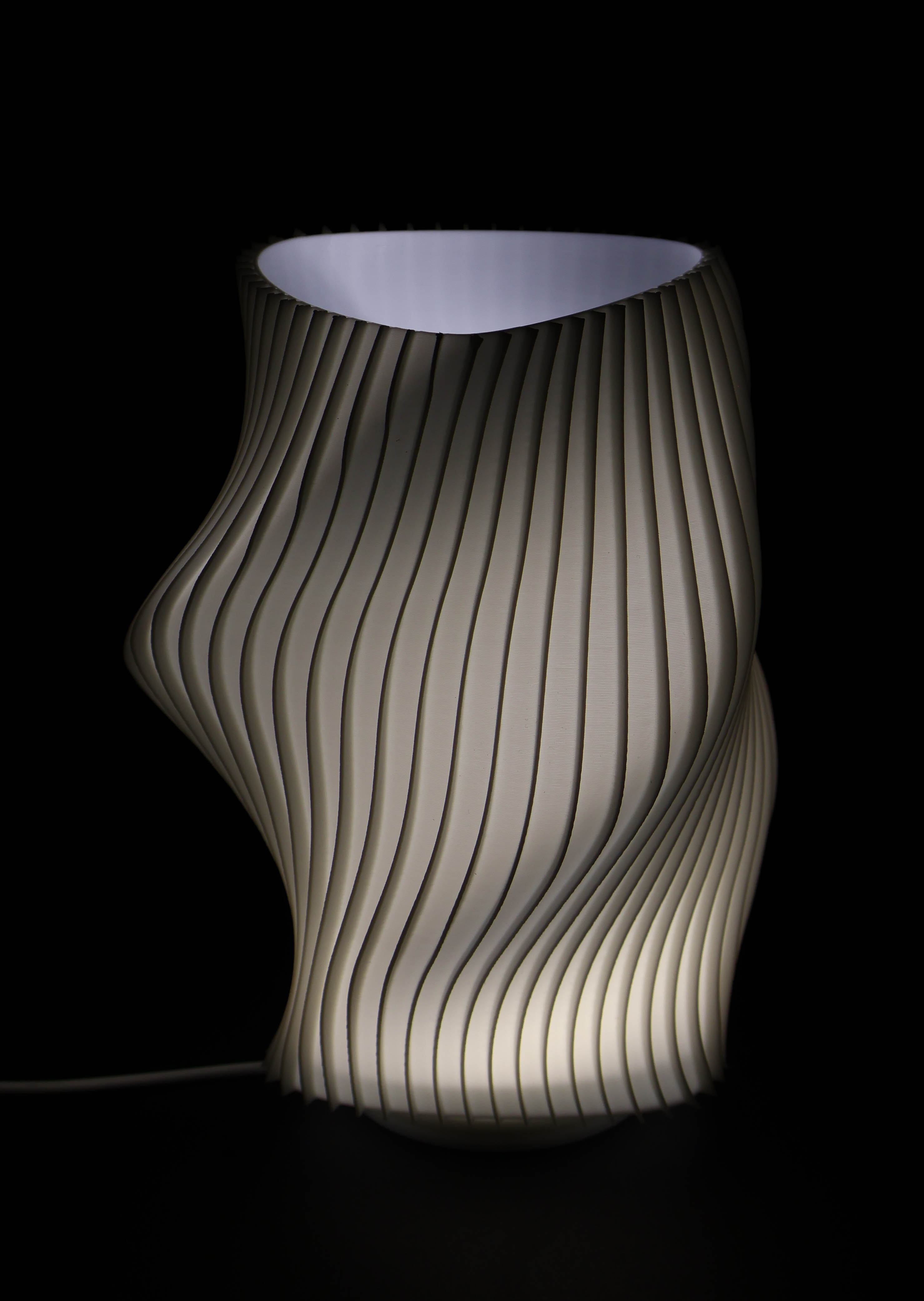 Lámpara Moderna Impresa en 3D