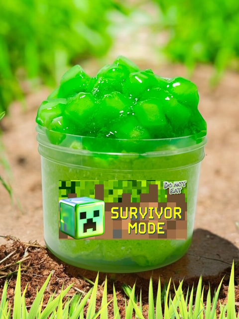 CUBE POPPING MINECRAFT INSPIRED SLIME