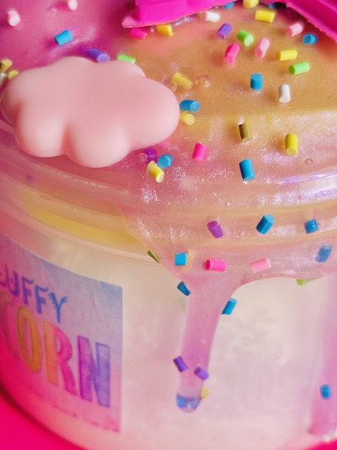 Skye's Fluffy Unicorn scented butter slime 