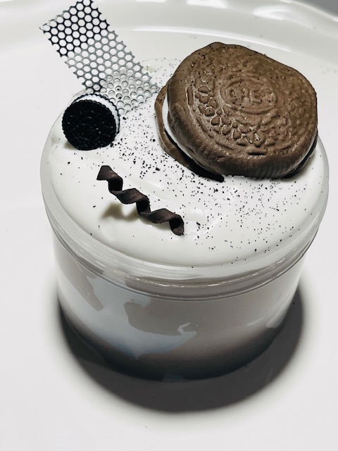 Cookies and cream butter slime.  