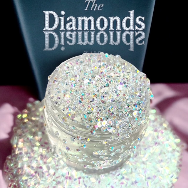 Diamonds clear Bingsu slime.