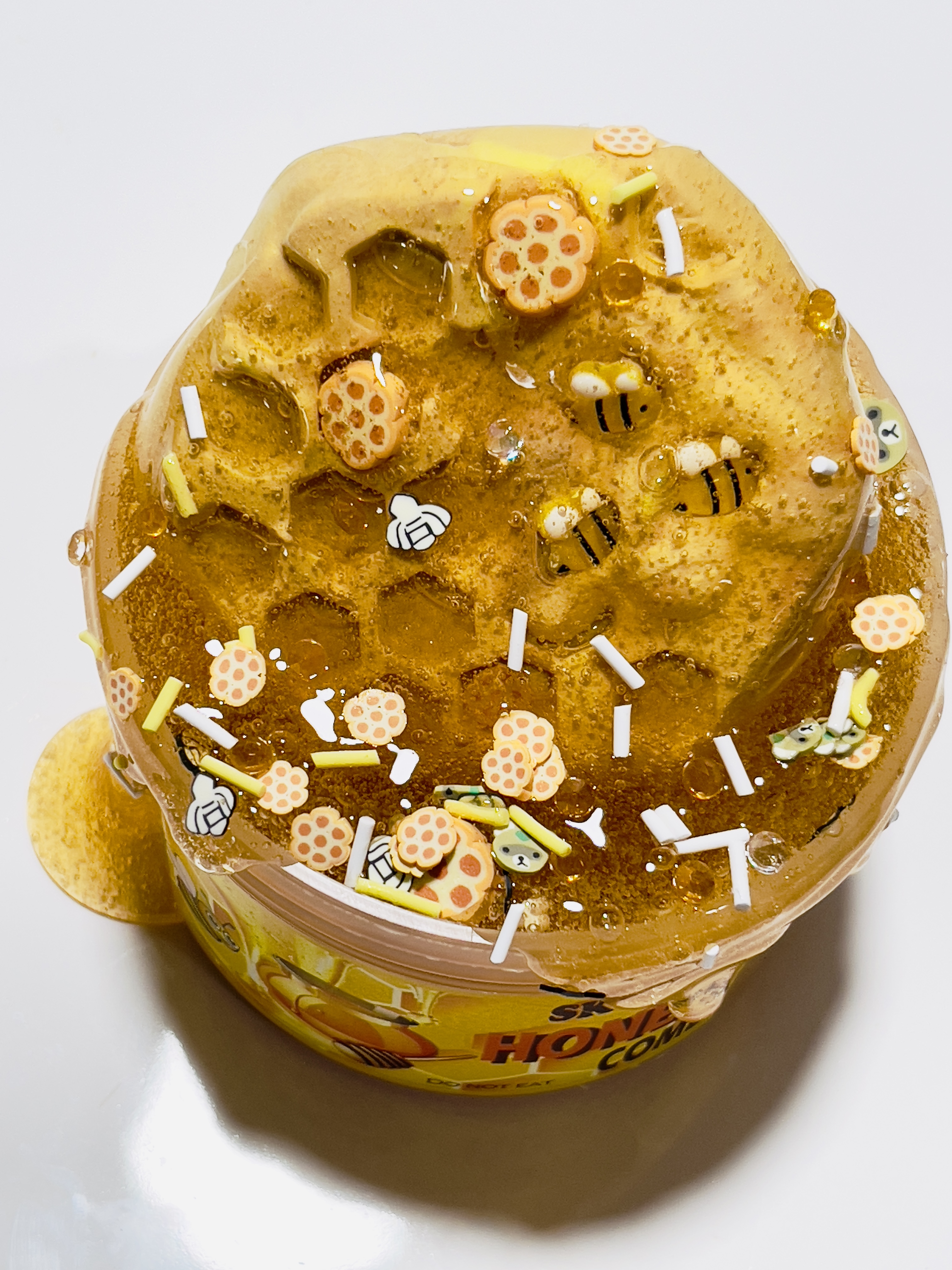 Skye’s Honey comb. DIY Clay slime. 