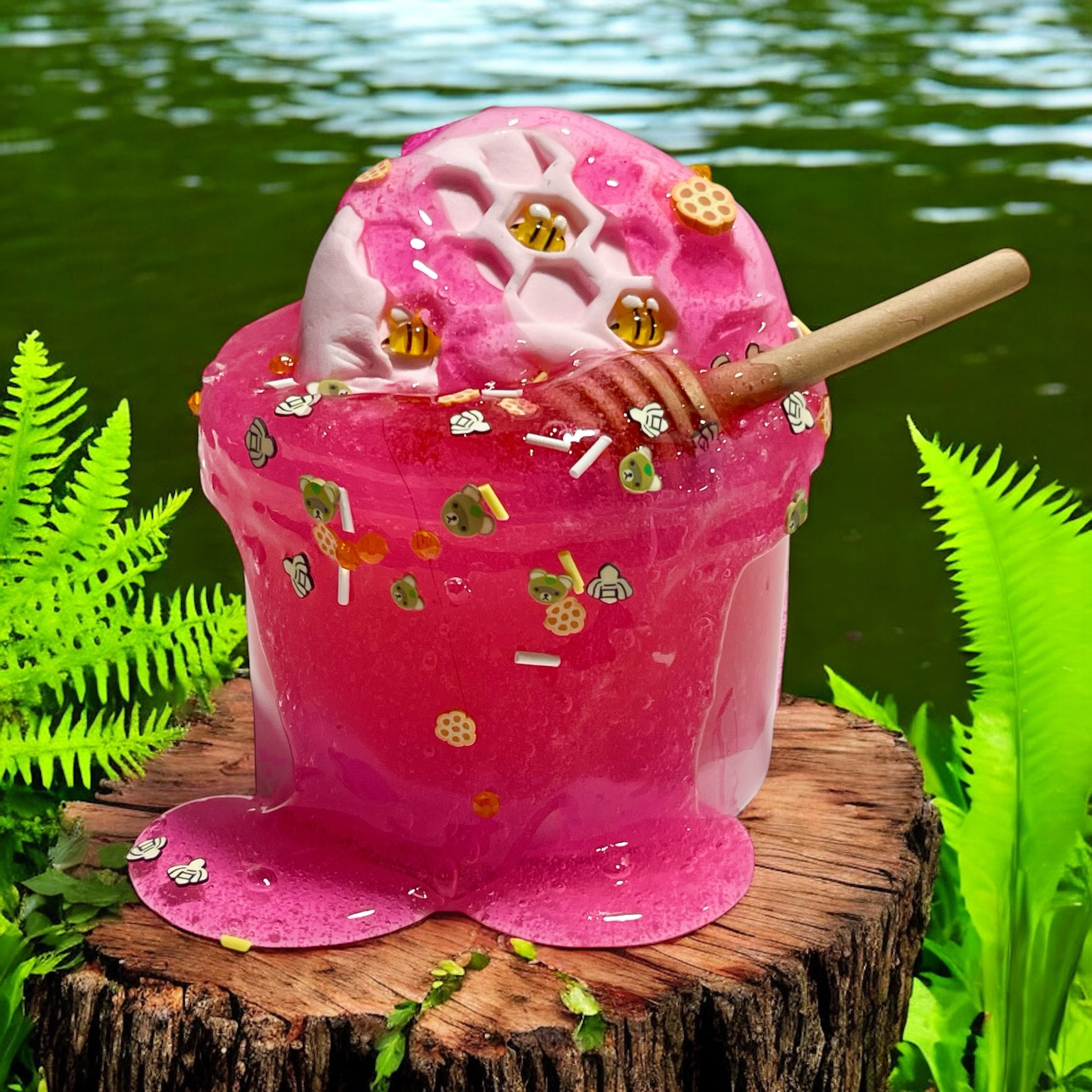 Bee Mine Icee and clay Slime