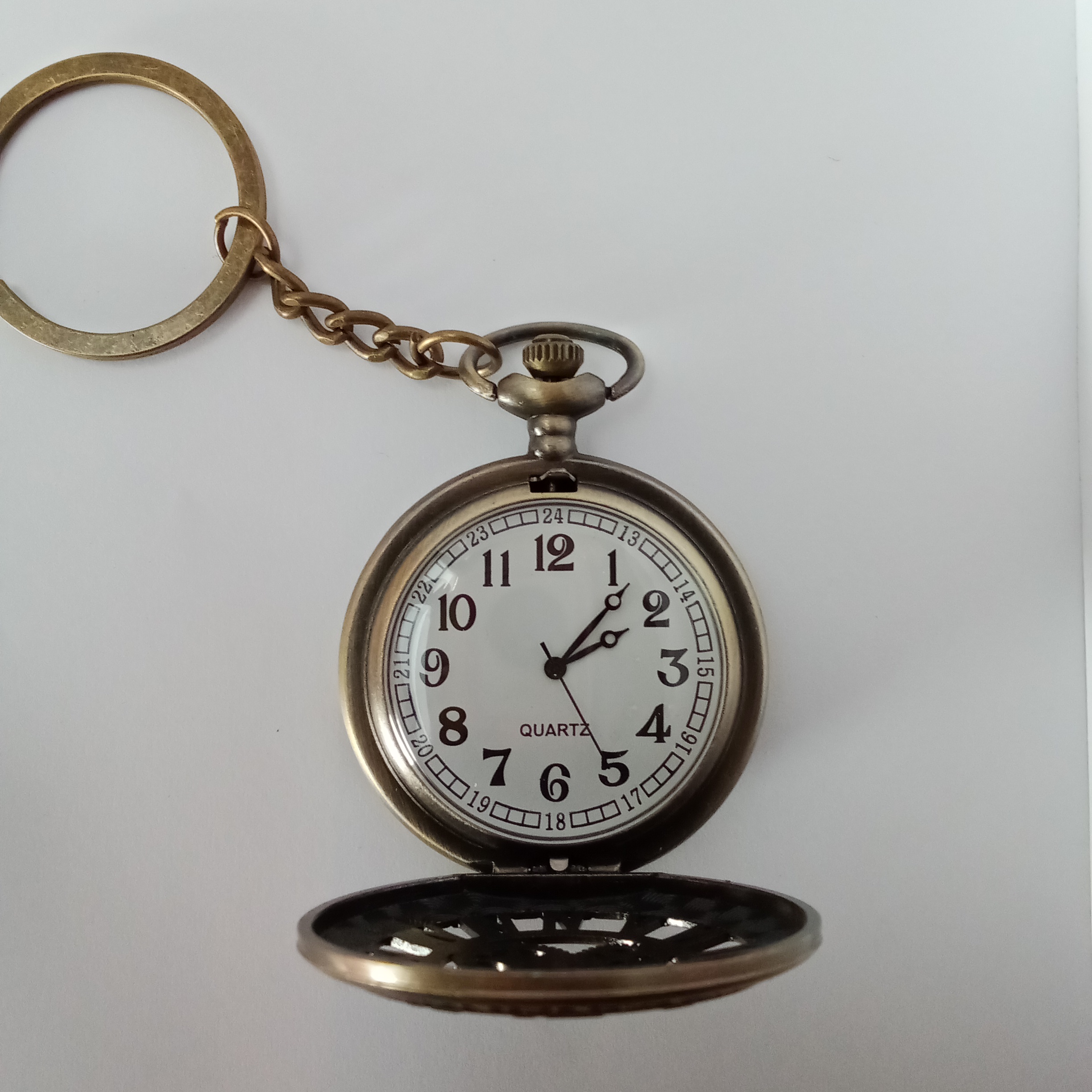 Tree Of Origin Antique Pocket Watch Keychain 