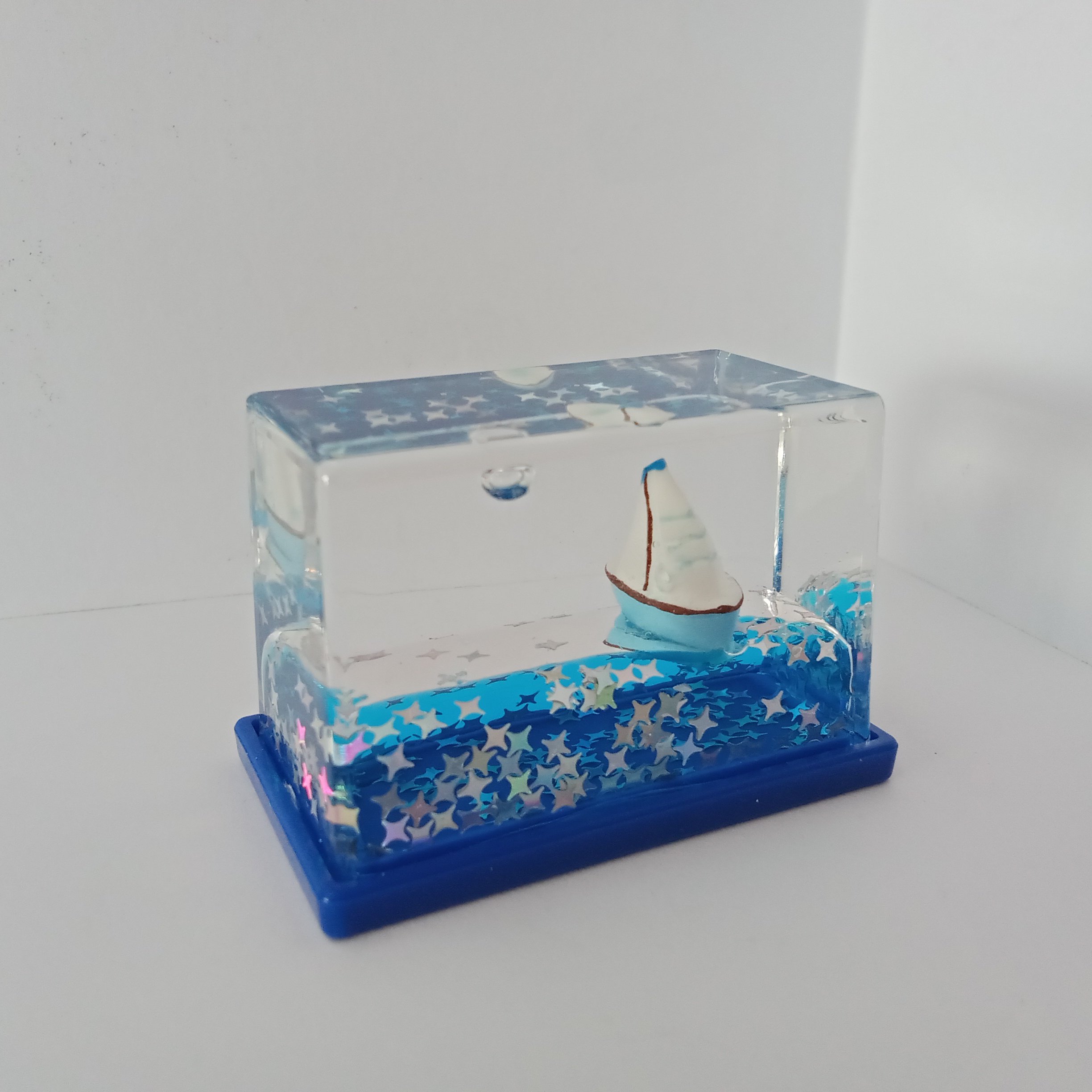 Ship In Crytal Box
