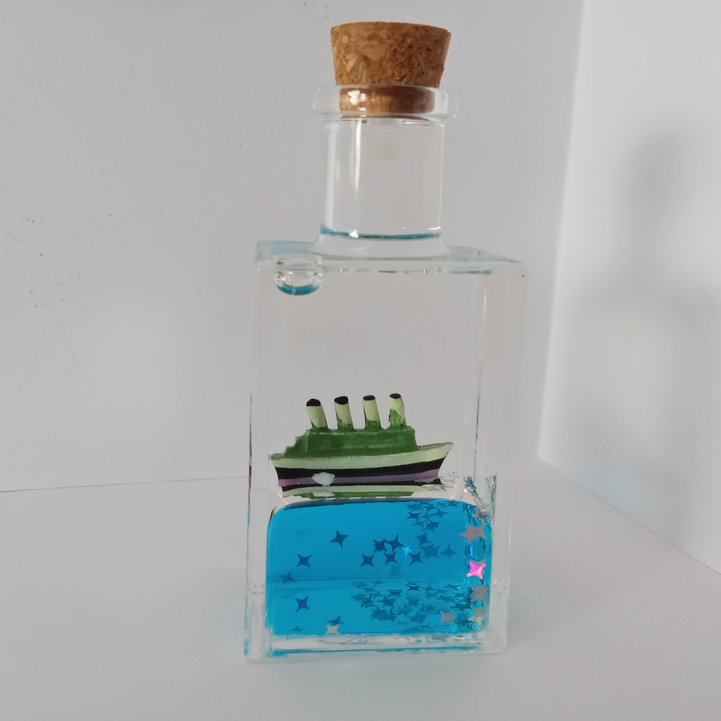 Ship in Bottle ( Green )