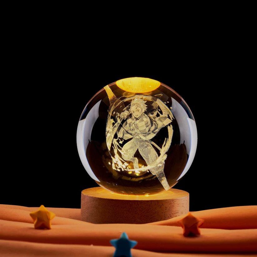 Tanjiro 3D Crystal Lamp