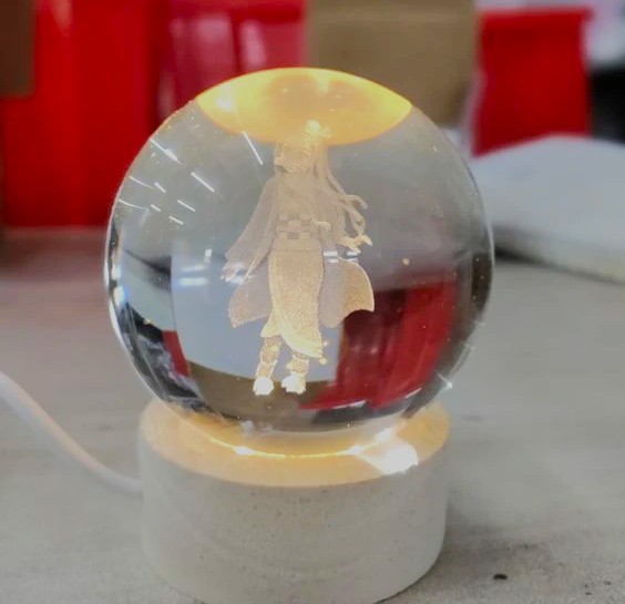 Nejuko 3D Crystal Lamp