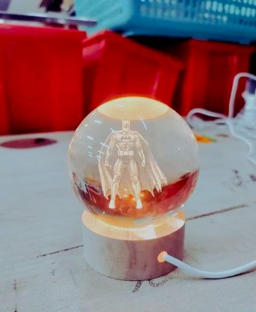 Batman 3D Crystal Lamp