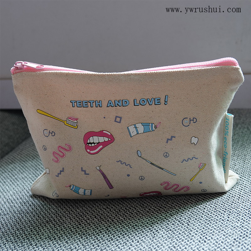 Fashionable Canvas Toiletry Wash Bag 