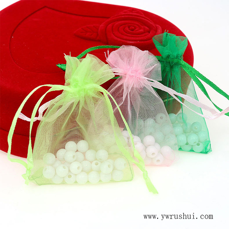 Organza Bags Drawstring Jewelry Pouch  
