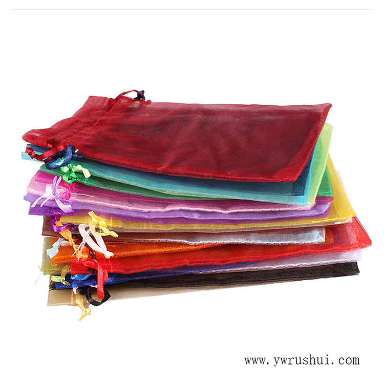 Organza Bags Drawstring Jewelry Pouch  