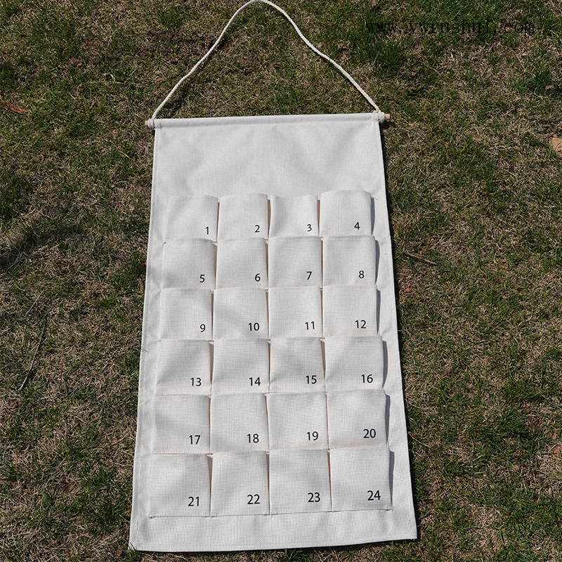 Christmas Countdown Advent Calendar with Pockets