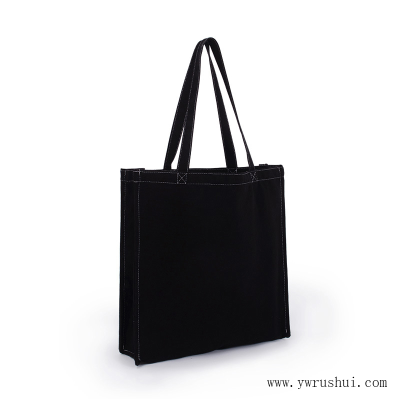 Heavy Duty Cotton Tote Shopping Bag with Reinforced X Sewing Handle