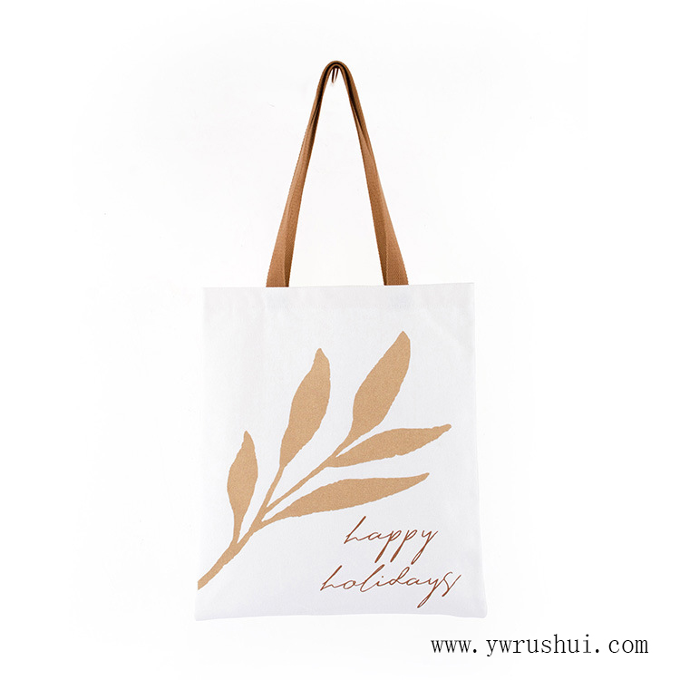 34x39cm Durable 12oz Cotton Shopping Bags 