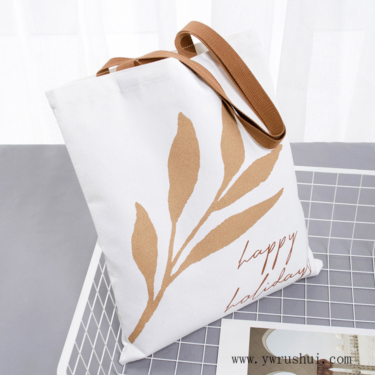 34x39cm Durable 12oz Cotton Shopping Bags 