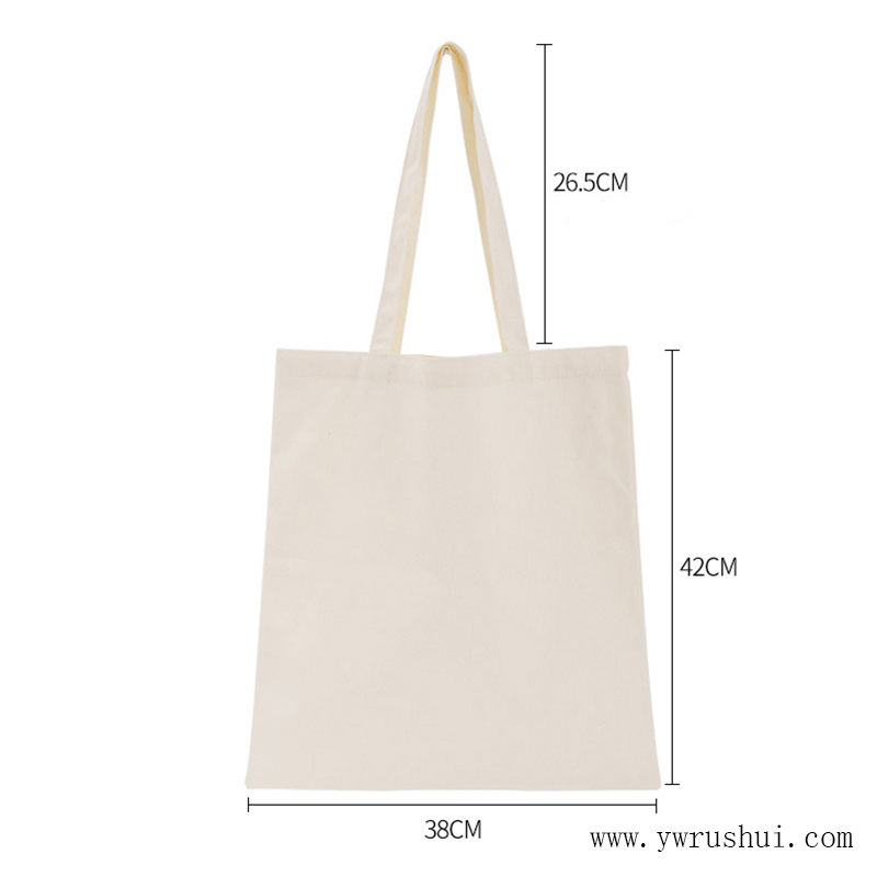 8oz 100% Cotton Canvas Tote Bag  