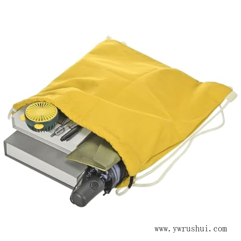Blank Canvas Drawstring Backpack Bag 