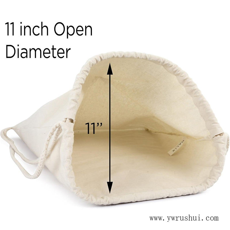 Eco Friendly 8oz Cotton Canvas Drawstring Backpack  