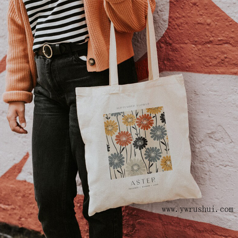 Personalized Natural 100% Cotton Bags Tote  