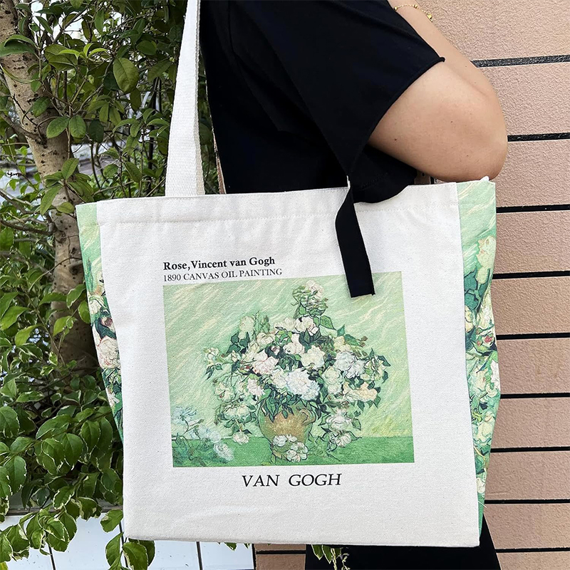 Large Capacity 14oz Natural Cotton Tote Bags  