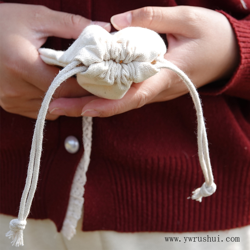 Biodegradable Cotton Canvas Drawstring Bag  