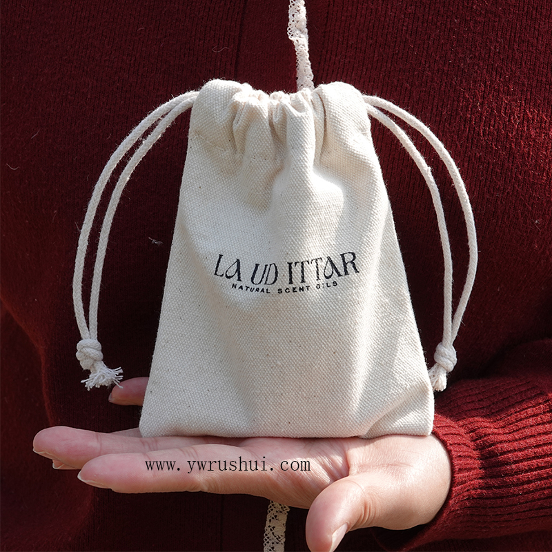 Biodegradable Cotton Canvas Drawstring Bag  