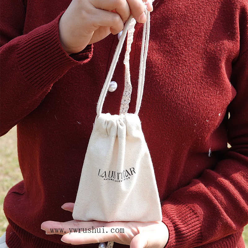 Biodegradable Cotton Canvas Drawstring Bag  