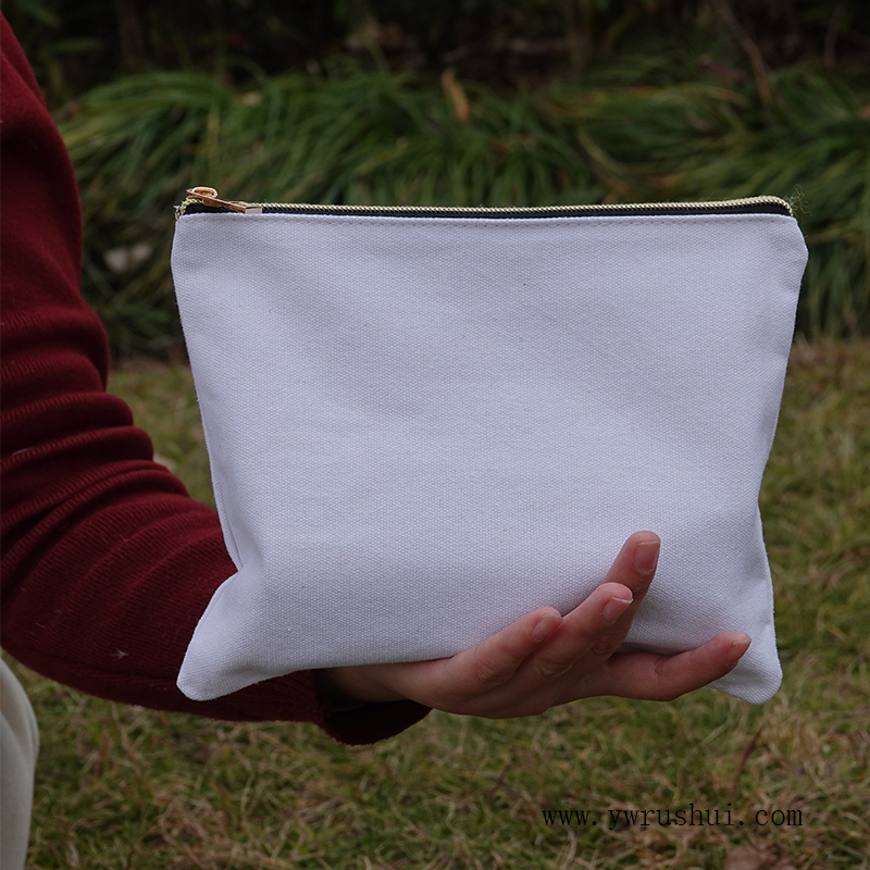 12oz Blank Cotton Makeup Bag 