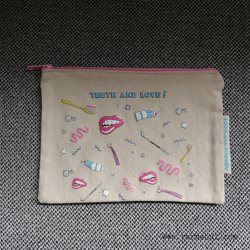 Fashionable Canvas Toiletry Wash Bag 
