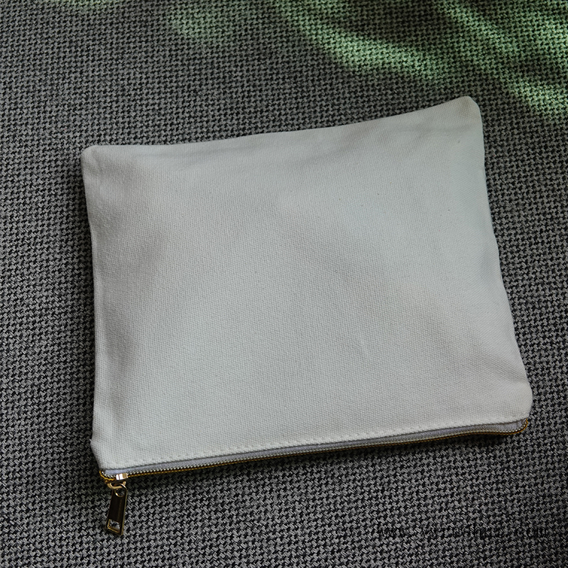 Custom Logo Cotton Makeup Pouch Bag