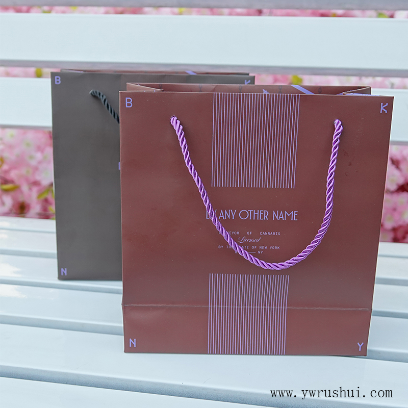 Custom Made with Your Own Logo Paper Shopping Bag 