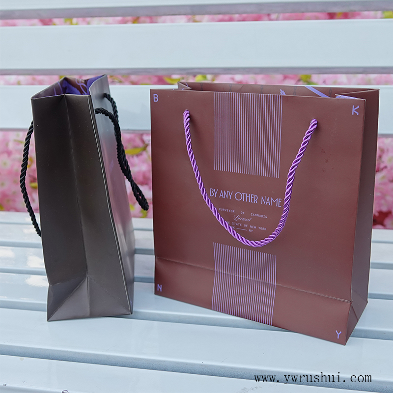 Custom Made with Your Own Logo Paper Shopping Bag 