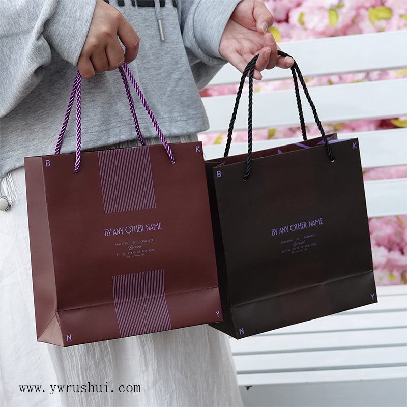 Custom Made with Your Own Logo Paper Shopping Bag 