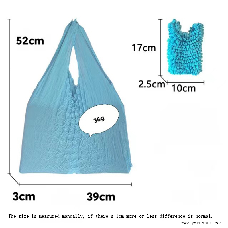 Large Capacity Foldable Packable Tote Shoulder Bag 
