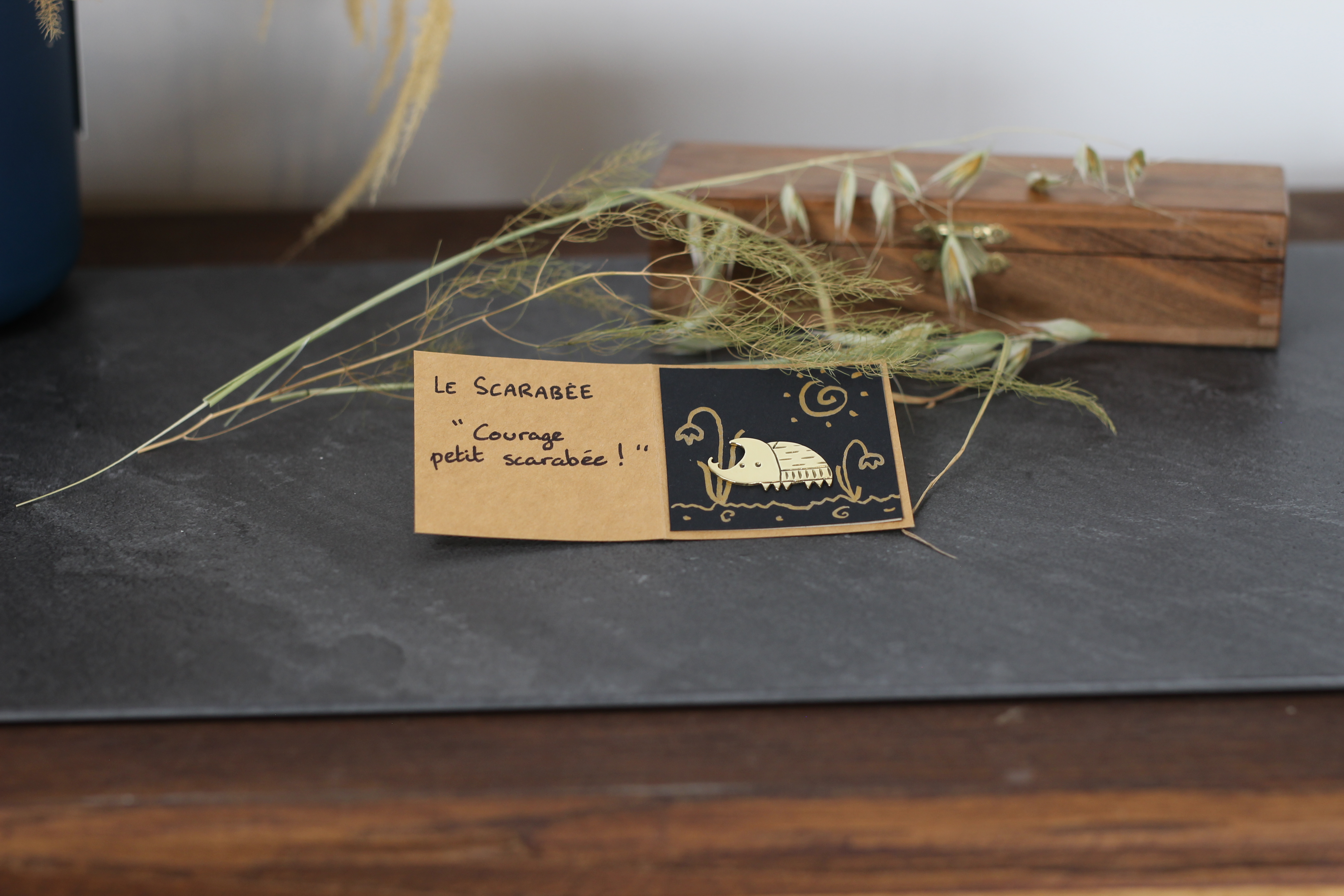 Pin's - Le Scarabée - Collection Faune