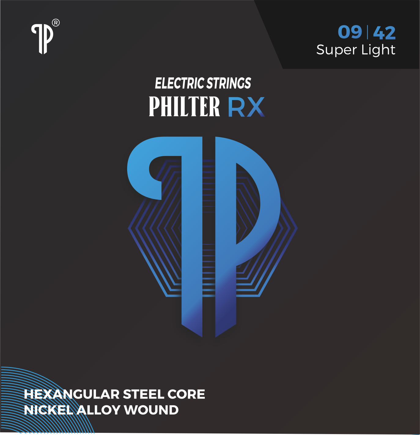Philter RX Hexangular Steel Core Nickel Alloy Wound