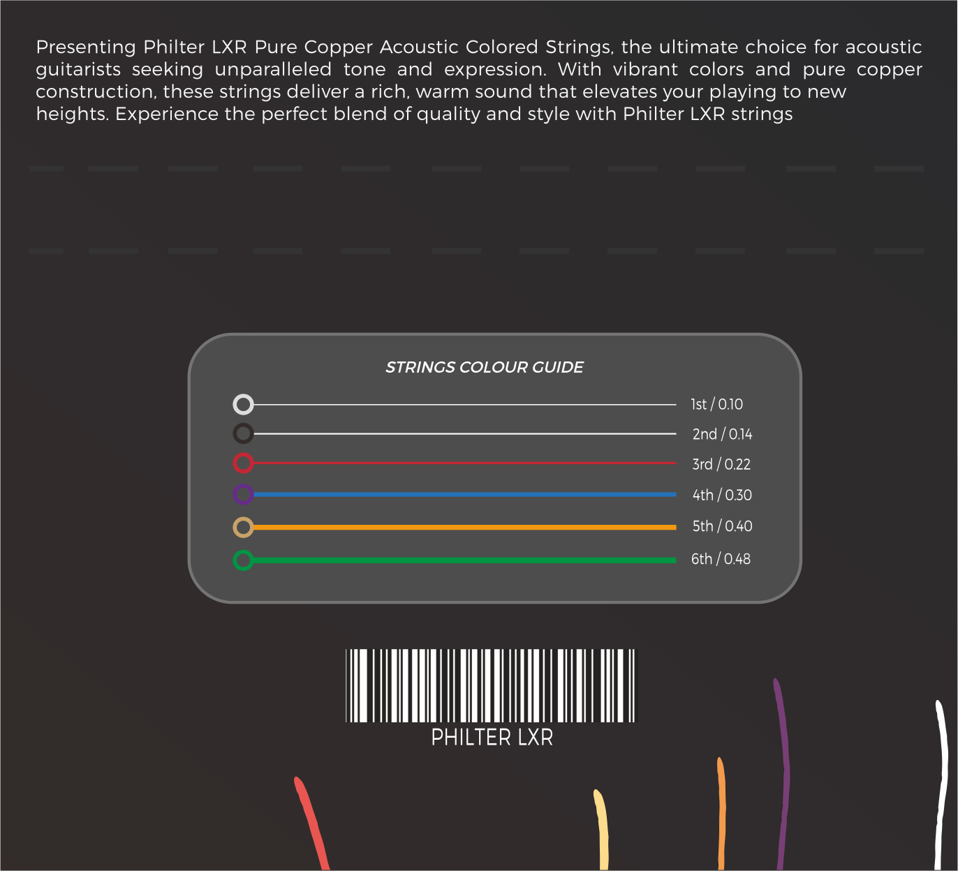 Philter LXR Pure Copper Colored Strings