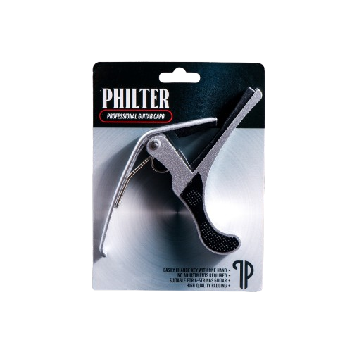 Philter Zinc Guitar Capo (Silver)
