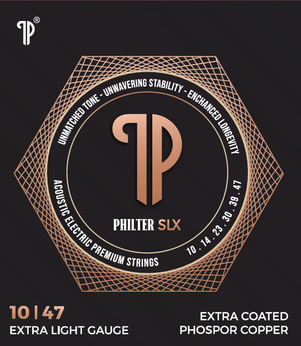 Philter SLX Strings Extra Coated Phosphor Bronze