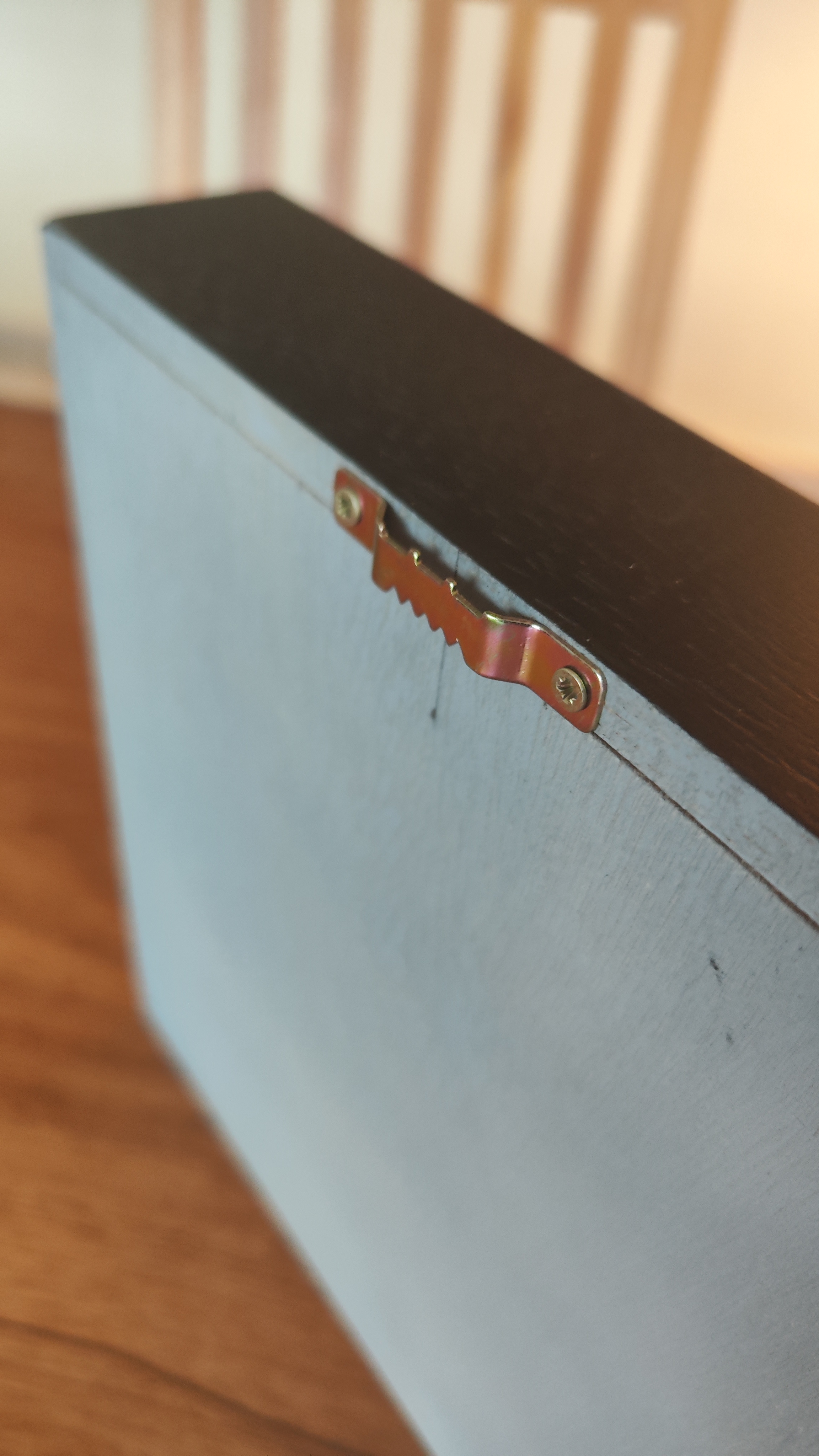 Tableau de tortue en métal cadre bois