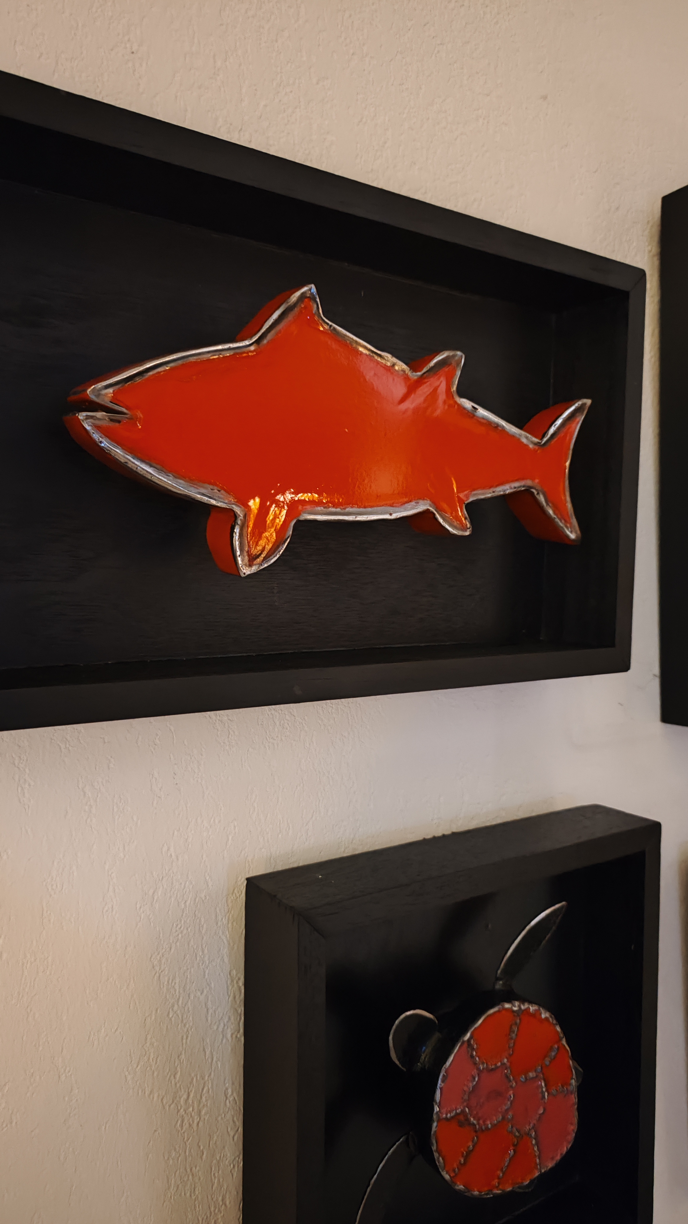 Décoration murale en forme de poisson