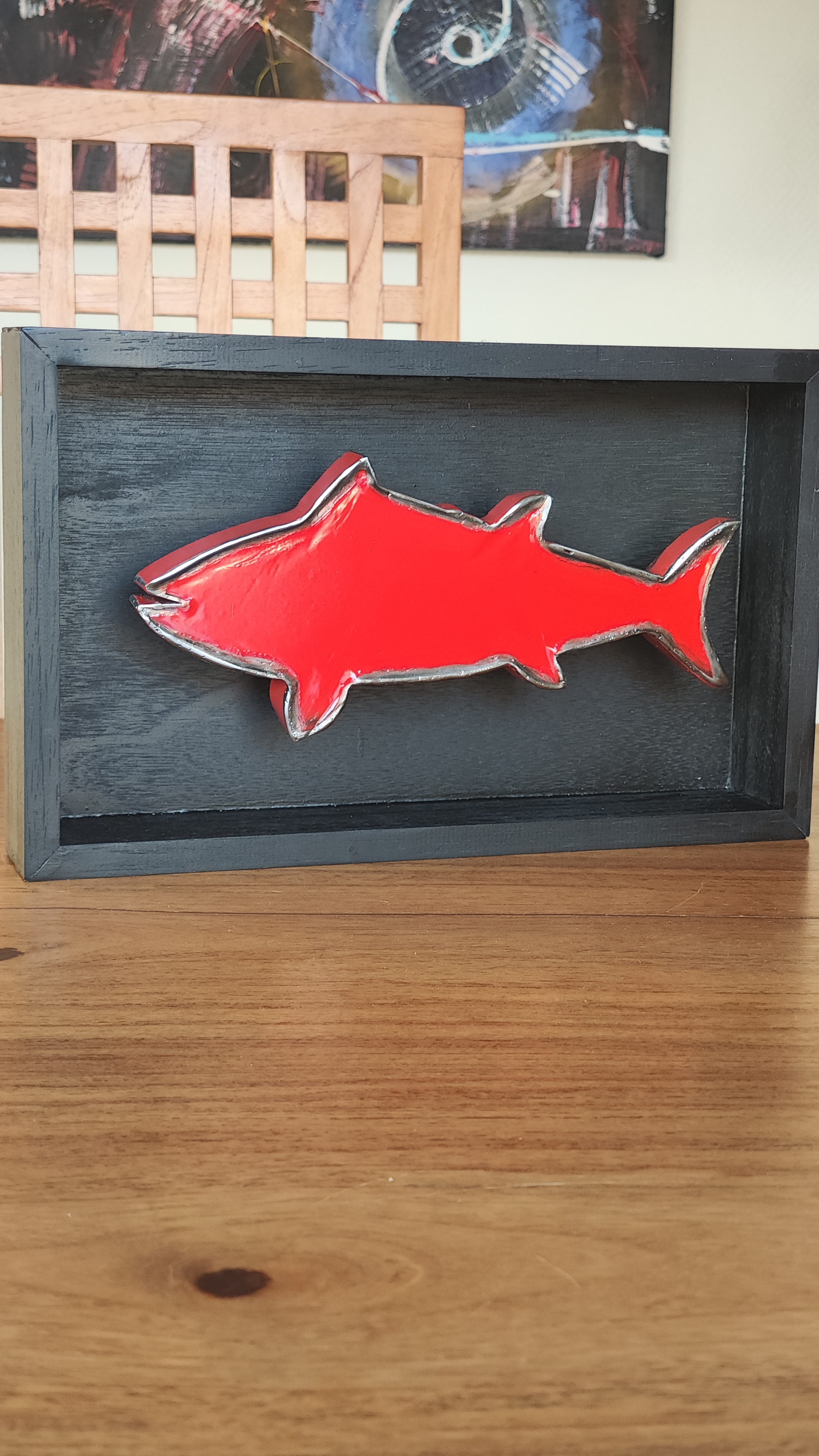 Décoration murale en forme de poisson