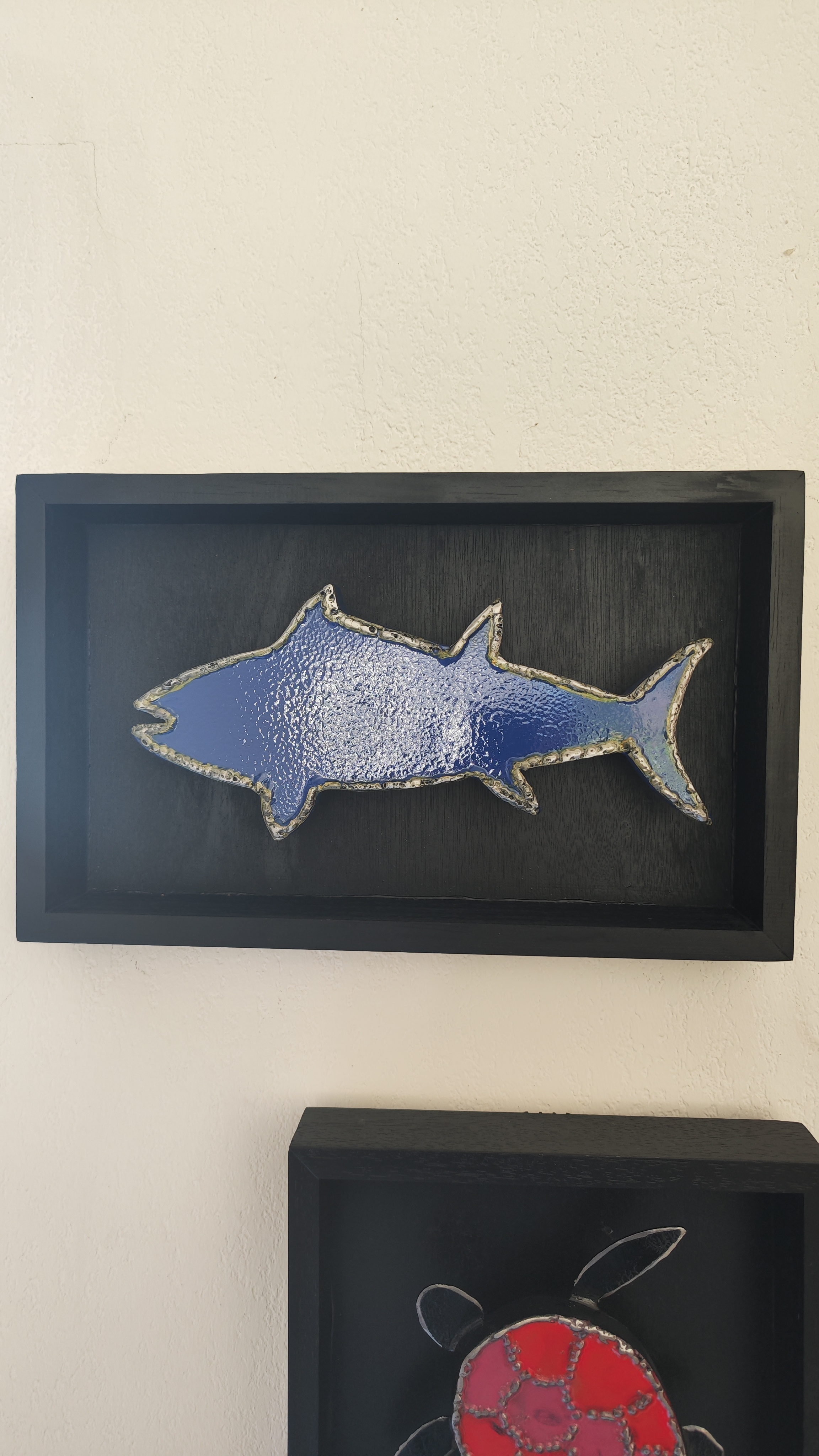 Décoration murale en forme de poisson 